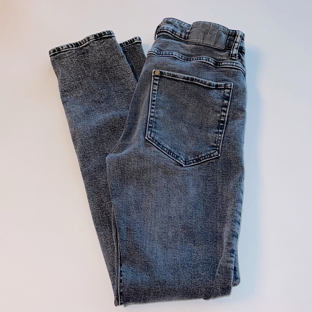 H&M black washed skinny jeans